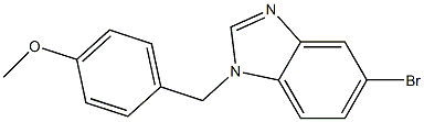 5-BroMo-1-(4-Methoxybenzyl)-1H-benzo[d)iMidazole 구조식 이미지