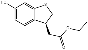 (S)-ethyl 2-(6-hydroxy-2,3-dihydrobenzo[b]thiophen-3-yl)acetate Structure