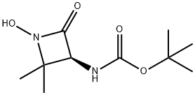 (S)-(1-hydroxy-2,2-dimethyl-4-oxo-3-azetidinyl)-Carbamic acid, 1,1-dimethylethyl ester (9CI) Structure