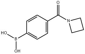 4-(Azetidine-1-carbonyl)phenylboronic Acid 구조식 이미지