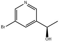 (R)-1-(5-bromopyridin-3-yl)ethanol Structure