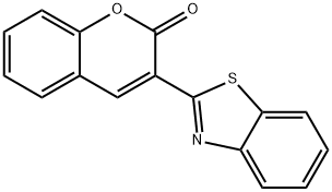 3-(2-benzothiazolyl)-2H-1-benzopyran-2-one 구조식 이미지