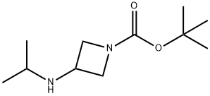 tert-butyl 3-(isopropylamino)azetidine-1-carboxylate 구조식 이미지