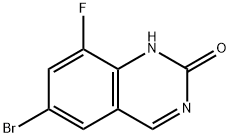 2(1H)-Quinazolinone, 6-bromo-8-fluoro- 구조식 이미지