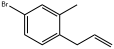 1-allyl-4-bromo-2-methylbenzene Structure