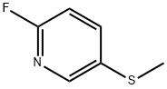 2-fluoro-5-(methylthio)pyridine 구조식 이미지