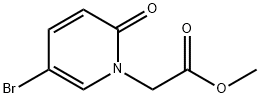 methyl 2-(5-bromo-2-oxopyridin-1(2H)-yl)acetate 구조식 이미지