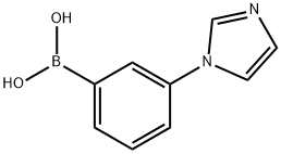 B-[3-(1H-imidazol-1-yl)phenyl]Boronic acid Structure