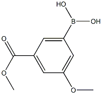3-Methoxy-5-Methoxycarbonylphenylboronic acid Structure