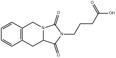 4-(1,3-Dioxo-1,5,10,10a-tetrahydro-imidazo[1,5-b]isoquinolin-2-yl)-butyric acid 구조식 이미지