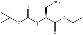 3-Amino-N-Boc-L-alanine ethyl ester Structure