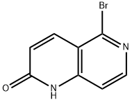 5-Bromo-1H-[1,6]naphthyridin-2-one 구조식 이미지