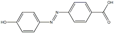 (E)-4-[(4-Hydroxyphenyl)azo]benzoic acid Structure