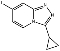 3-Cyclopropyl-7-iodo-[1,2,4]triazolo[4,3-a]pyridine 구조식 이미지
