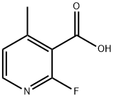 2-Fluoro-4-methylpyridine-3-carboxylic acid 구조식 이미지