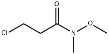 3-Chloro-N-methoxy-N-methyl-propionamide Structure