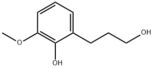 2-(3-Hydroxypropyl)-6-methoxyphenol Structure