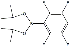 4,4,5,5-tetramethyl-2-(2,3,5,6-tetrafluorophenyl)-1,3,2-dioxaborolane 구조식 이미지