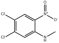 (4,5-Dichloro-2-nitro-phenyl)-methyl-amine 구조식 이미지