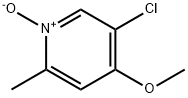 3-chloro-4-methoxy-6-methylpyridine N-oxide 구조식 이미지