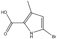 5-Bromo-3-methyl-1H-pyrrole-2-carboxylic acid Structure