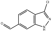 3-chloro-1H-indazole-6-carbaldehyde 구조식 이미지