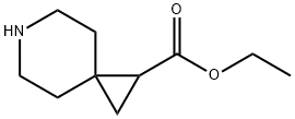 6-Azaspiro[2.5]octane-1-carboxylic acid ethyl ester Structure