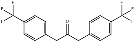 1,3-bis(4-(trifluoromethyl)phenyl)propan-2-one Structure