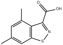4,6-Dimethylbenzo[d]isothiazole-3-carboxylic acid 구조식 이미지