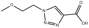 1-(2-Methoxyethyl)-1H-1,2,3-triazole-4-carboxylic acid 구조식 이미지