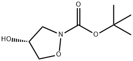 (S)-tert-butyl 5-hydroxyisoxazolidine-2-carboxylate 구조식 이미지