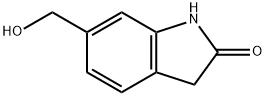 6-(hydroxymethyl)indolin-2-one 구조식 이미지