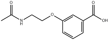 3-(2-acetamidoethoxy)benzoic acid Structure