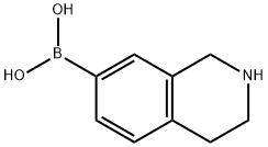 B-(1,2,3,4-tetrahydro-7-isoquinolinyl)boronic acid 구조식 이미지