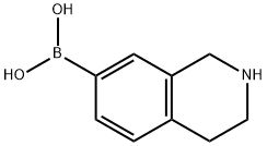 B-(1,2,3,4-tetrahydro-7-isoquinolinyl)boronic acid Structure