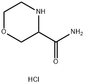 Morpholine-3-carboxylic acid amide hydrochloride Structure