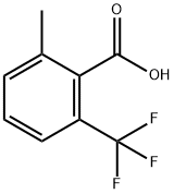 2-Methyl-6-trifluoromethylbenzoic acid Structure