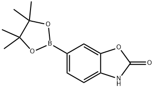 2-oxo-2,3-dihydrobenzo[d]oxazol-6-ylboronic acid pinacol ester 구조식 이미지