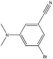 3-bromo-5-(dimethylamino)benzonitrile 구조식 이미지