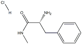 (R)-a-Amino-N-methyl-benzenepropanamide HCl Structure
