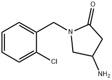 4-amino-1-[(2-chlorophenyl)methyl]pyrrolidin-2-one 구조식 이미지