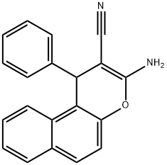 3-amino-1-phenyl-1H-benzo[f]chromene-2-carbonitrile 구조식 이미지