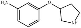 3-(Pyrrolidin-3-yloxy)aniline Structure