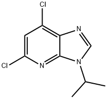 5,7-Dichloro-3-isopropyl-3H-imidazo[4,5-b]pyridine 구조식 이미지