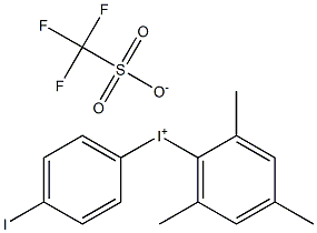 (4-Iodphenyl)mesityliodonium triflate 구조식 이미지