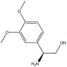 (2S)-2-AMINO-2-(3,4-DIMETHOXYPHENYL)ETHAN-1-OL 구조식 이미지