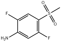 2,5-Difluoro-4-(methylsulfonyl)aniline Structure