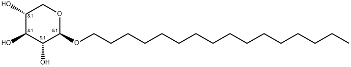 Hexadecyl beta-D-xylopyranoside 구조식 이미지