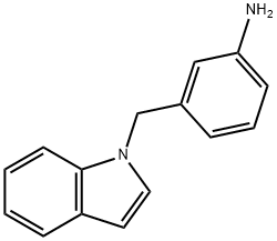 3-((1H-Indol-1-yl)methyl)aniline Structure