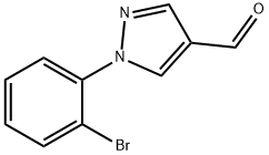 1-(2-Bromophenyl)pyrazole-4-carbaldehyde Structure